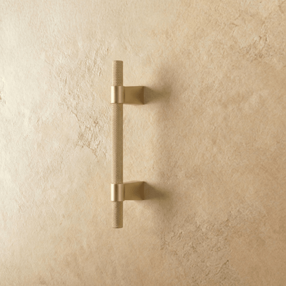 Varai knob and pull bar from Residence Supply, cabinet hardware for home and garden, featuring modern design and metal finish.