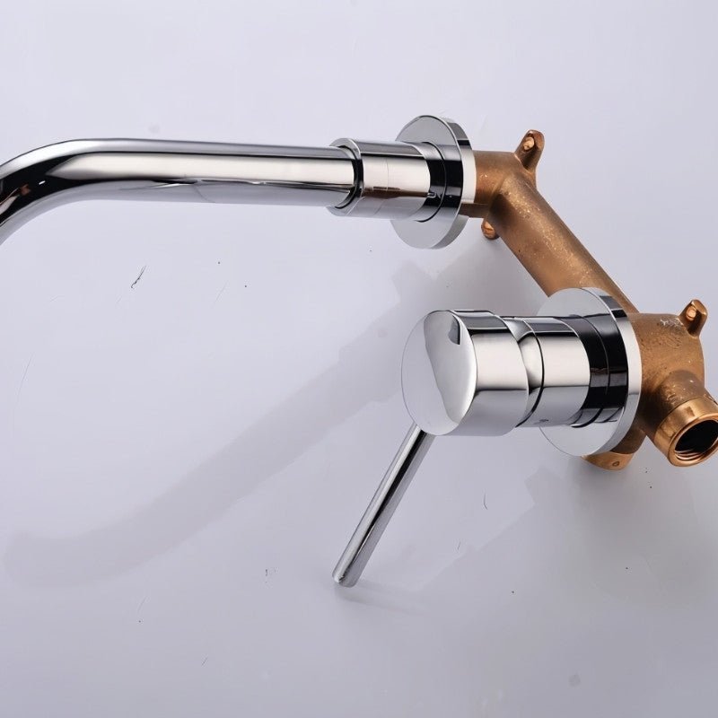 Vartay bathroom faucet by Residence Supply, modern chrome fixture with single handle and sleek design for bathroom sink.