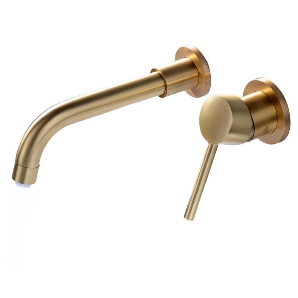 Vartay bathroom faucet by Residence Supply, sleek chrome finish with a modern design, installed on a bathroom sink.