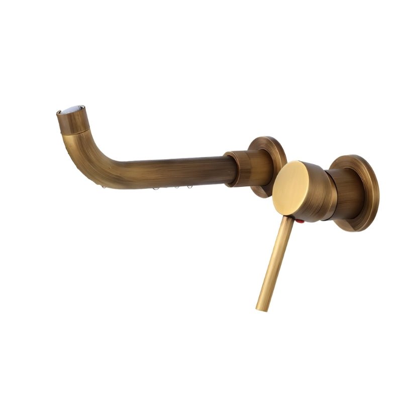 Vartay bathroom faucet by Residence Supply, chrome finish, modern design with single handle, installed on a bathroom sink.