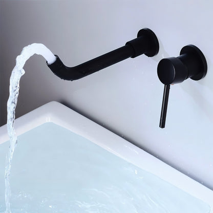 Vartay bathroom faucet by Residence Supply, chrome finish, modern design with single handle, mounted on a bathroom sink.