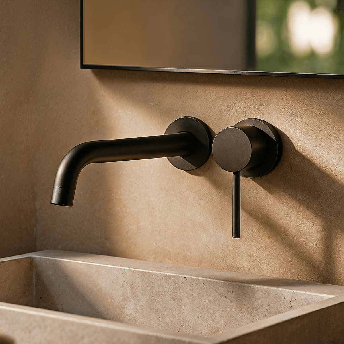 Vartay bathroom faucet by Residence Supply, chrome finish, single-handle design, mounted on a bathroom sink.