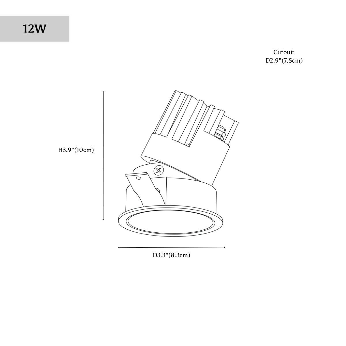 Velar Adjustable Downlight - Nuvé