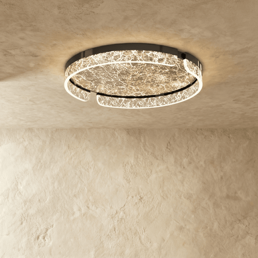 Vileon ceiling light by Residence Supply, modern fixture with sleek design, mounted on a ceiling, providing ambient lighting.