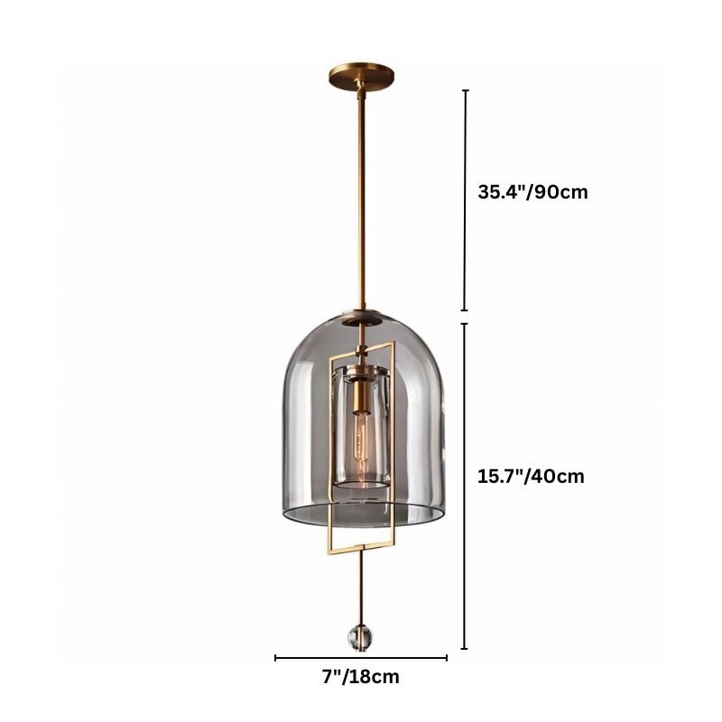 Vintage Glass Lantern Pendant Lights - Nuvé