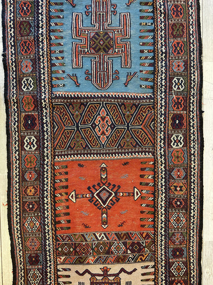Vintage Kurdish Qochan Runner 2’9” x 12’9” - Nuvé