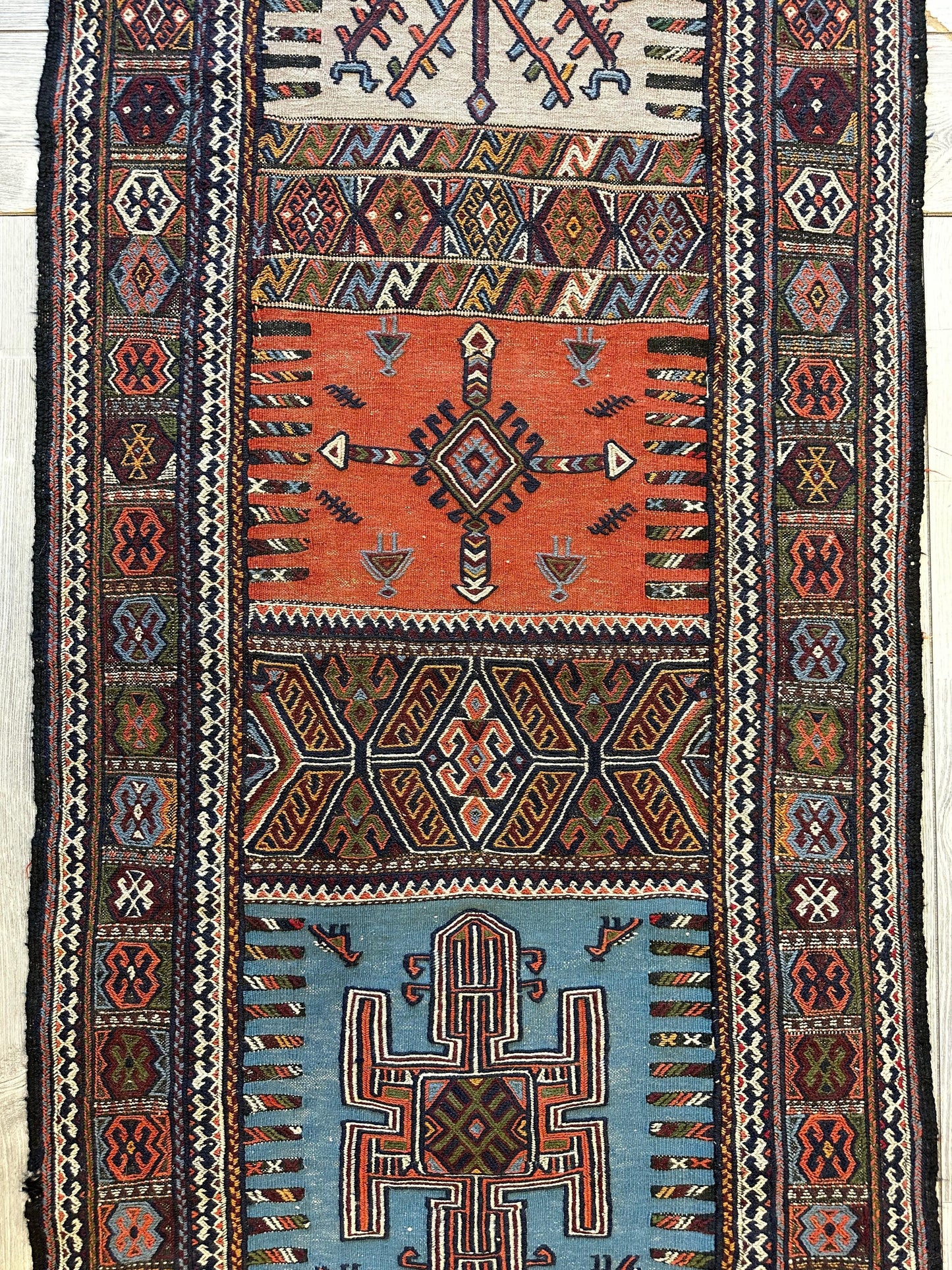 Vintage Kurdish Qochan Runner 2’9” x 12’9” - Nuvé