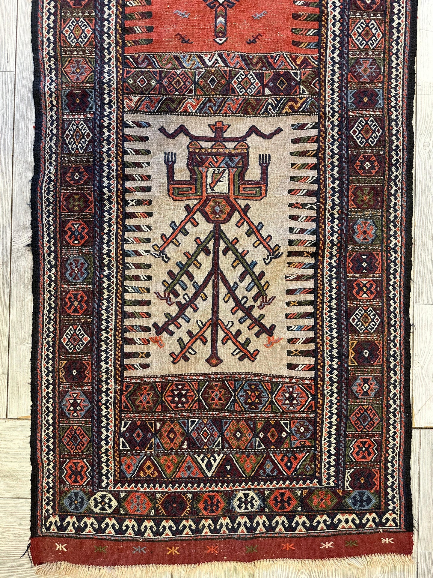 Vintage Kurdish Qochan Runner 2’9” x 12’9” - Nuvé