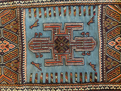 Vintage Kurdish Qochan Runner 2’9” x 12’9” - Nuvé