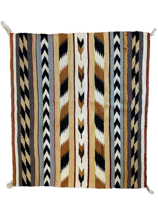 Vintage Native American Navajo Rug 29” x 32” - Nuvé