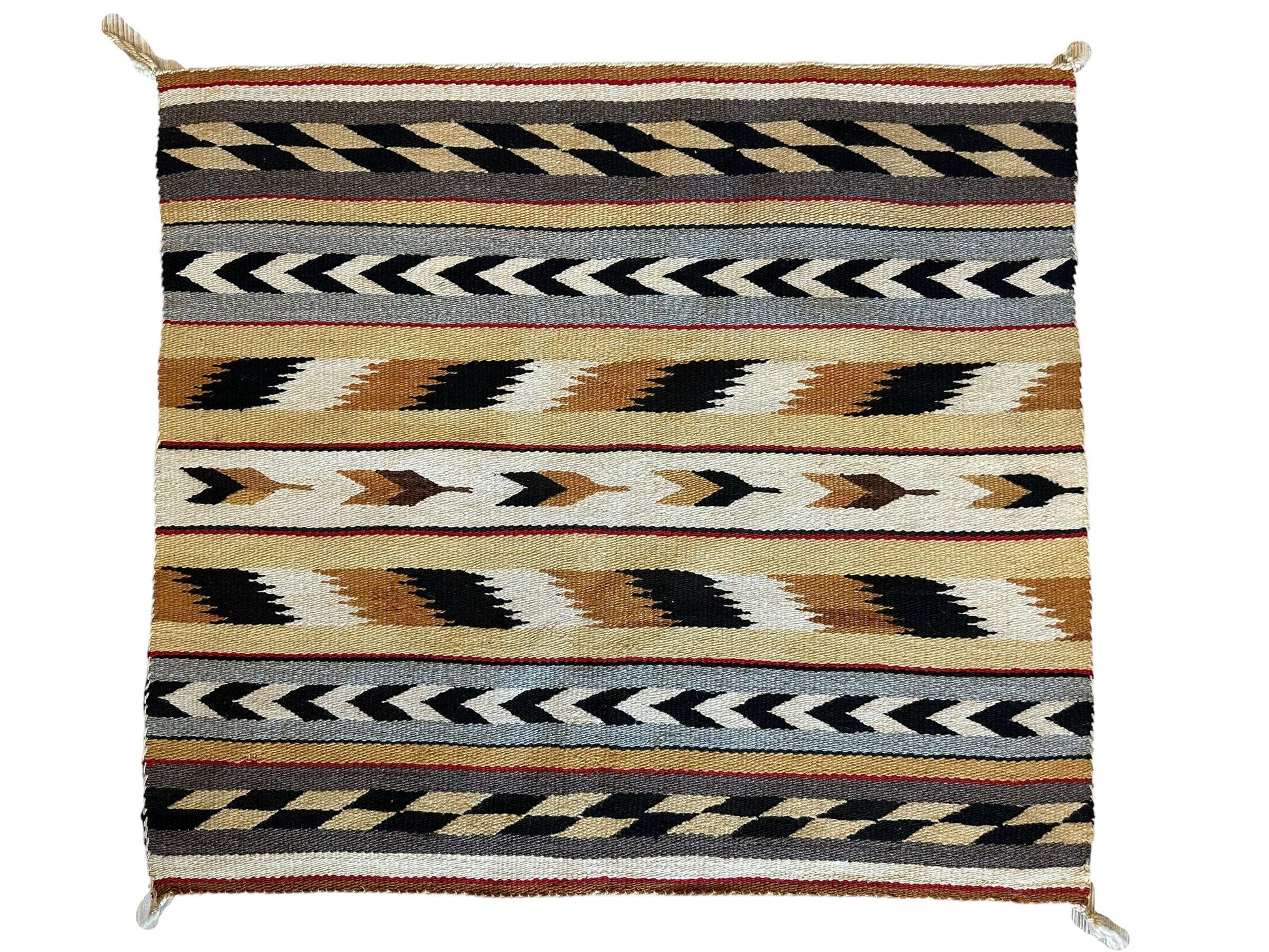Vintage Native American Navajo Rug 29” x 32” - Nuvé