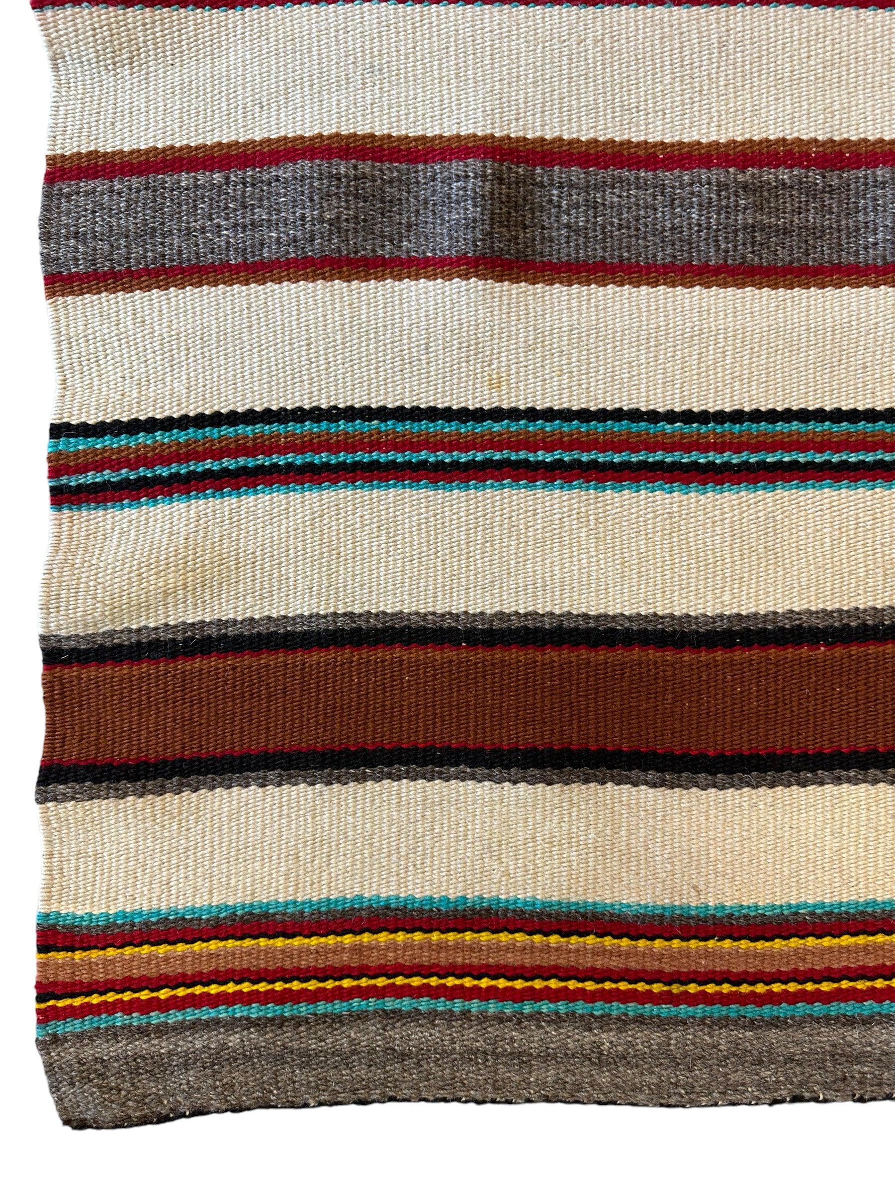 Vintage Native American Navajo Rug 30” x 63” - Nuvé