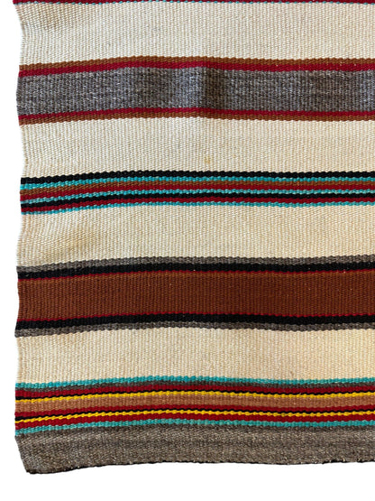 Vintage Native American Navajo Rug 30” x 63” - Nuvé