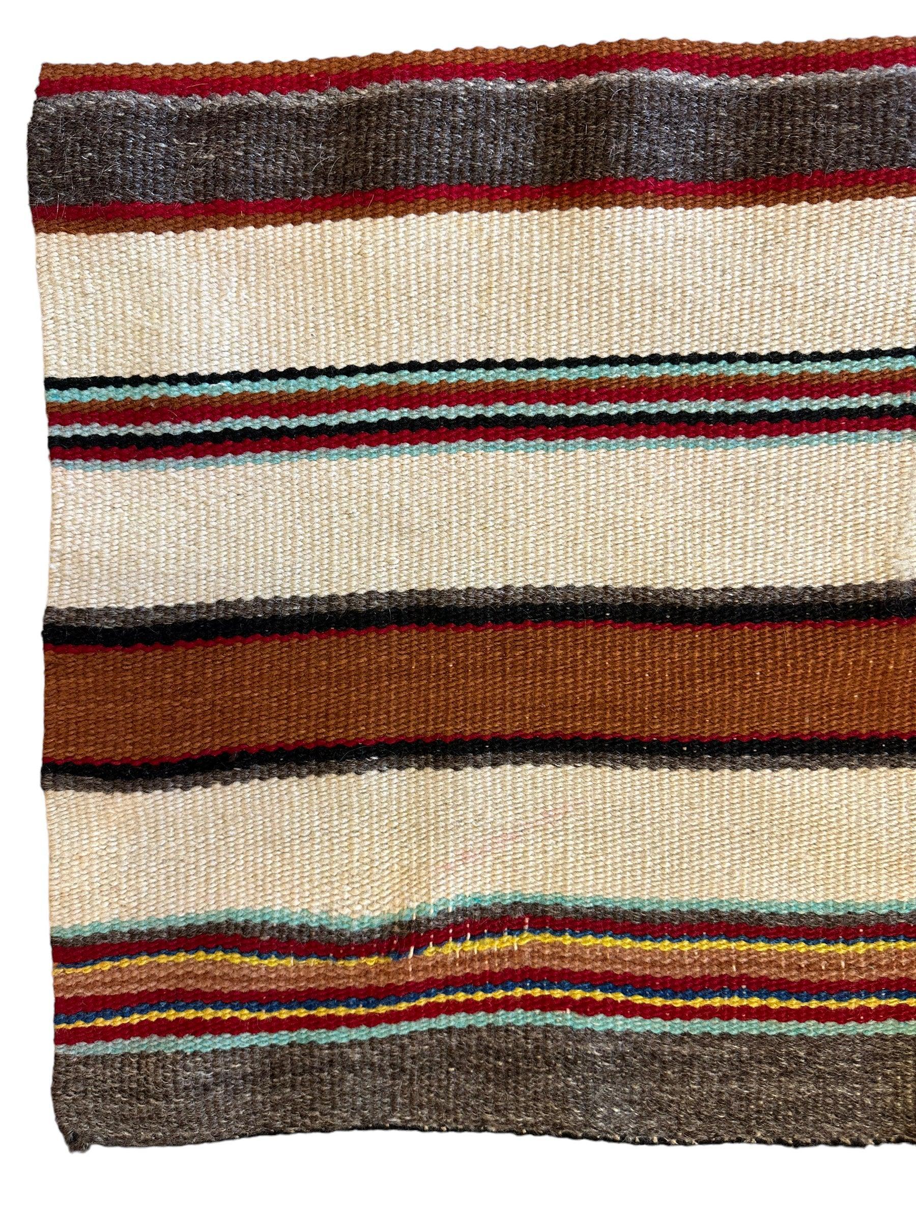 Vintage Native American Navajo Rug 30” x 63” - Nuvé