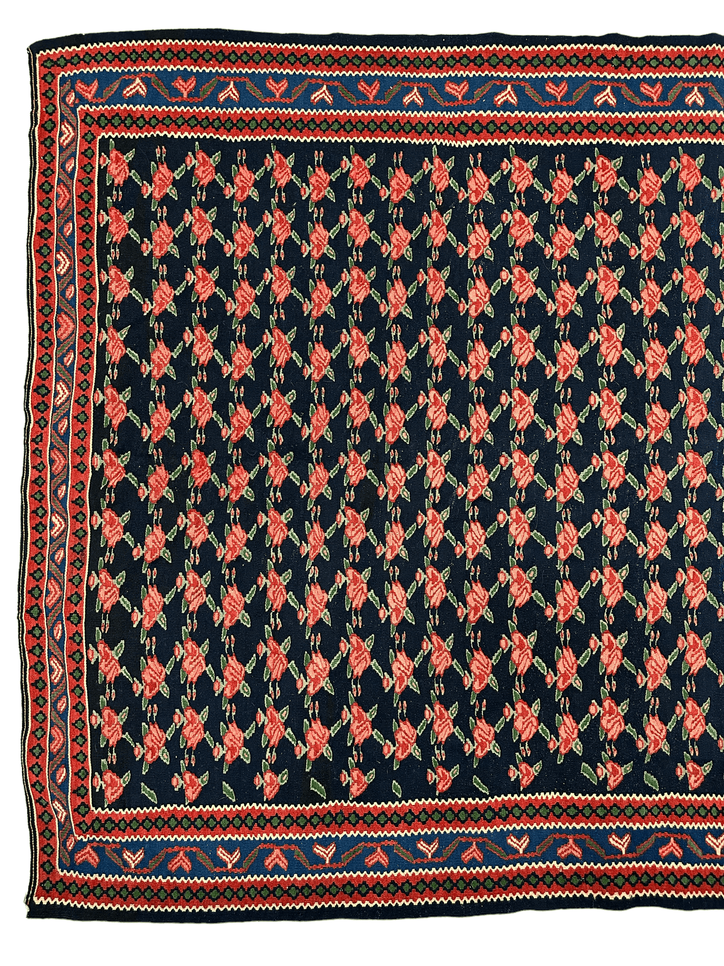 Vintage Persian Senneh Kilim 4’4” x 7’ - Nuvé