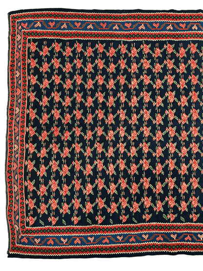 Vintage Persian Senneh Kilim 4’4” x 7’ - Nuvé