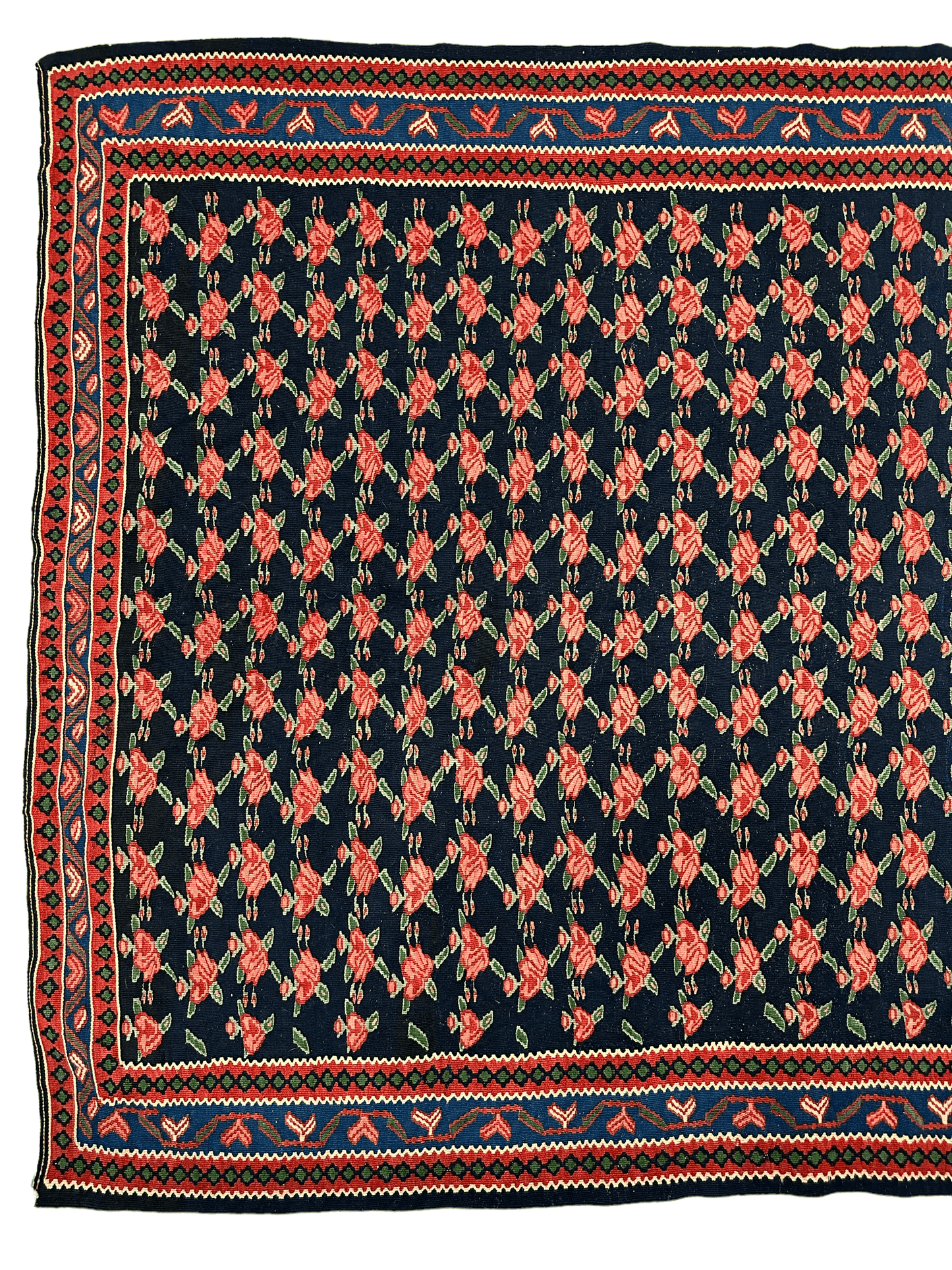 Vintage Persian Senneh Kilim 4’4” x 7’ - Nuvé