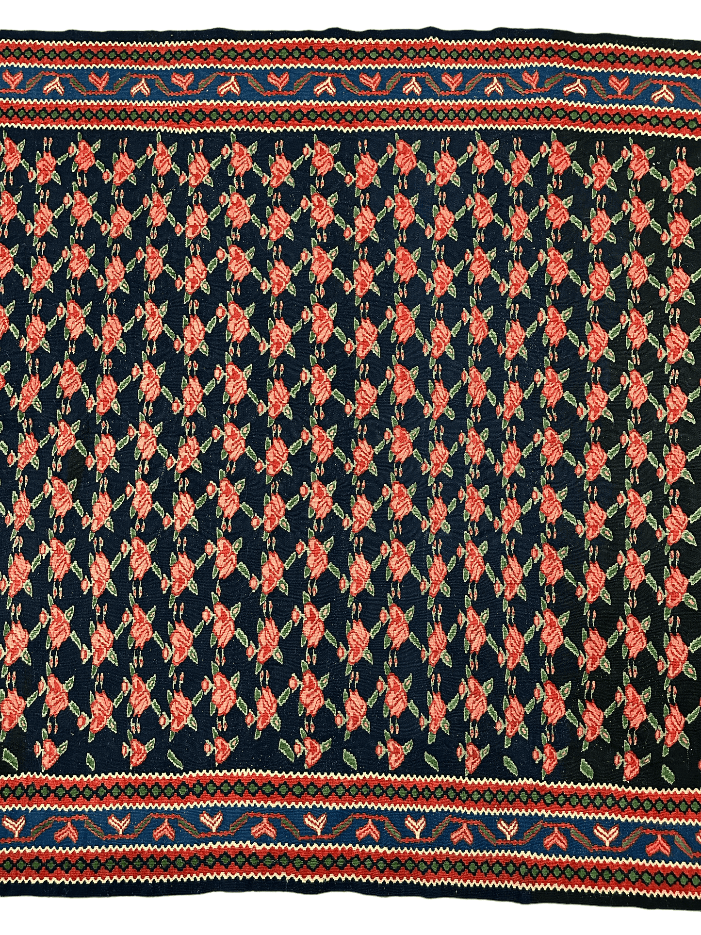 Vintage Persian Senneh Kilim 4’4” x 7’ - Nuvé