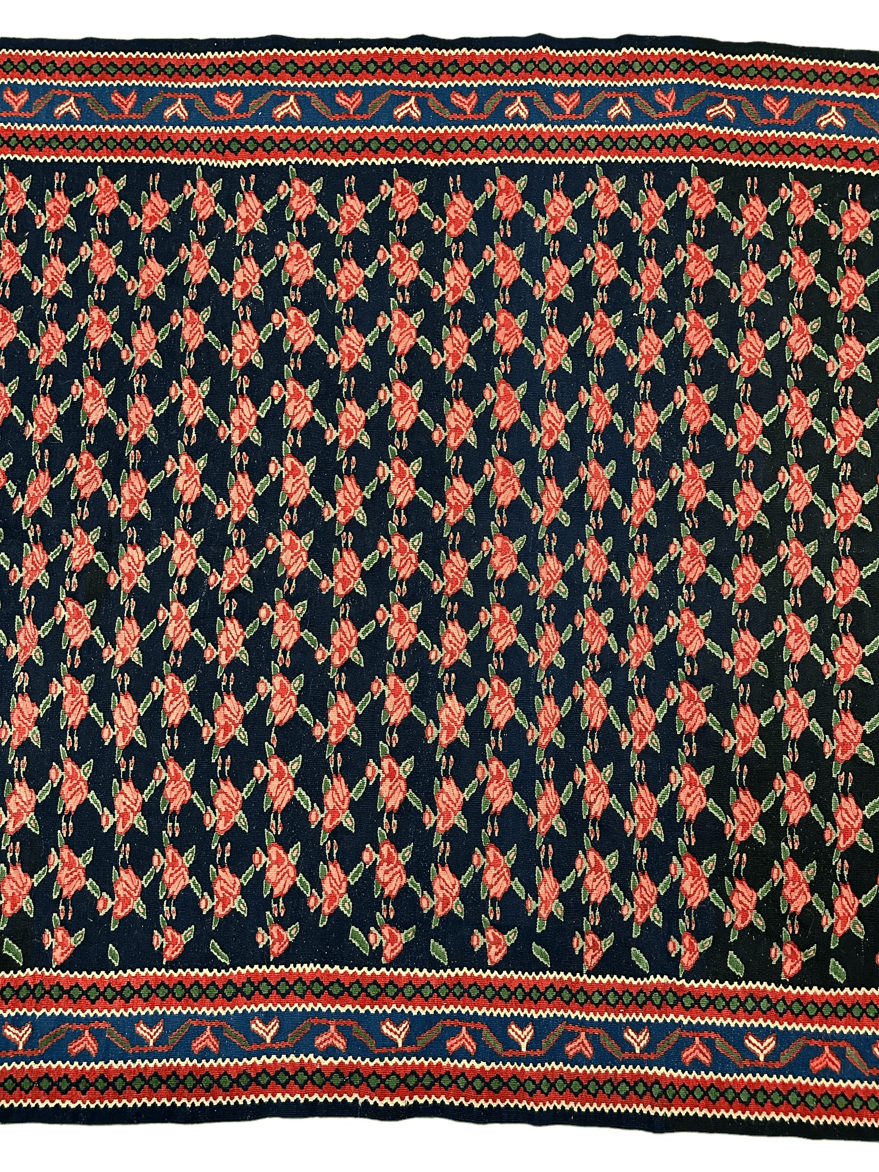 Vintage Persian Senneh Kilim 4’4” x 7’ - Nuvé