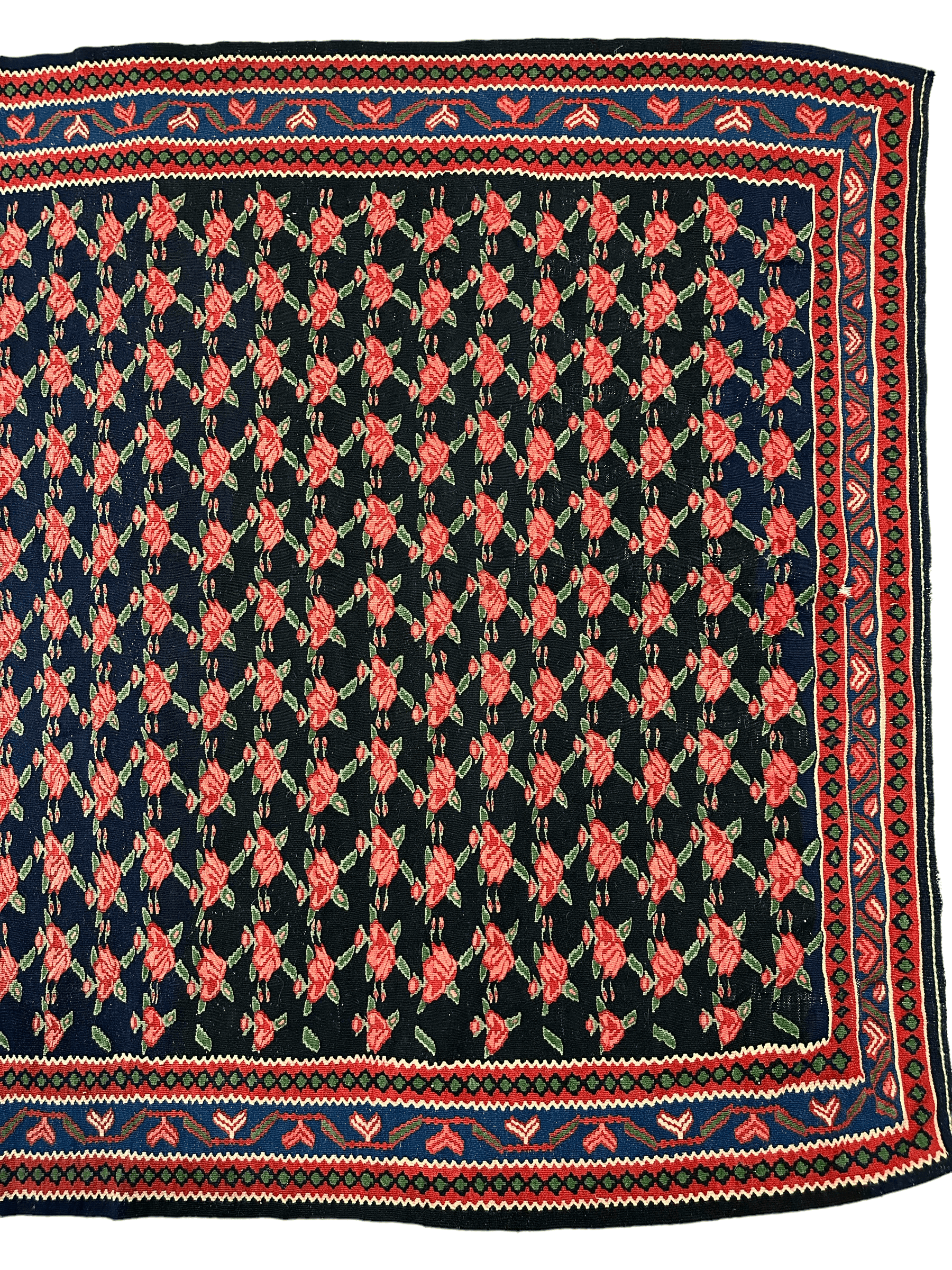 Vintage Persian Senneh Kilim 4’4” x 7’ - Nuvé