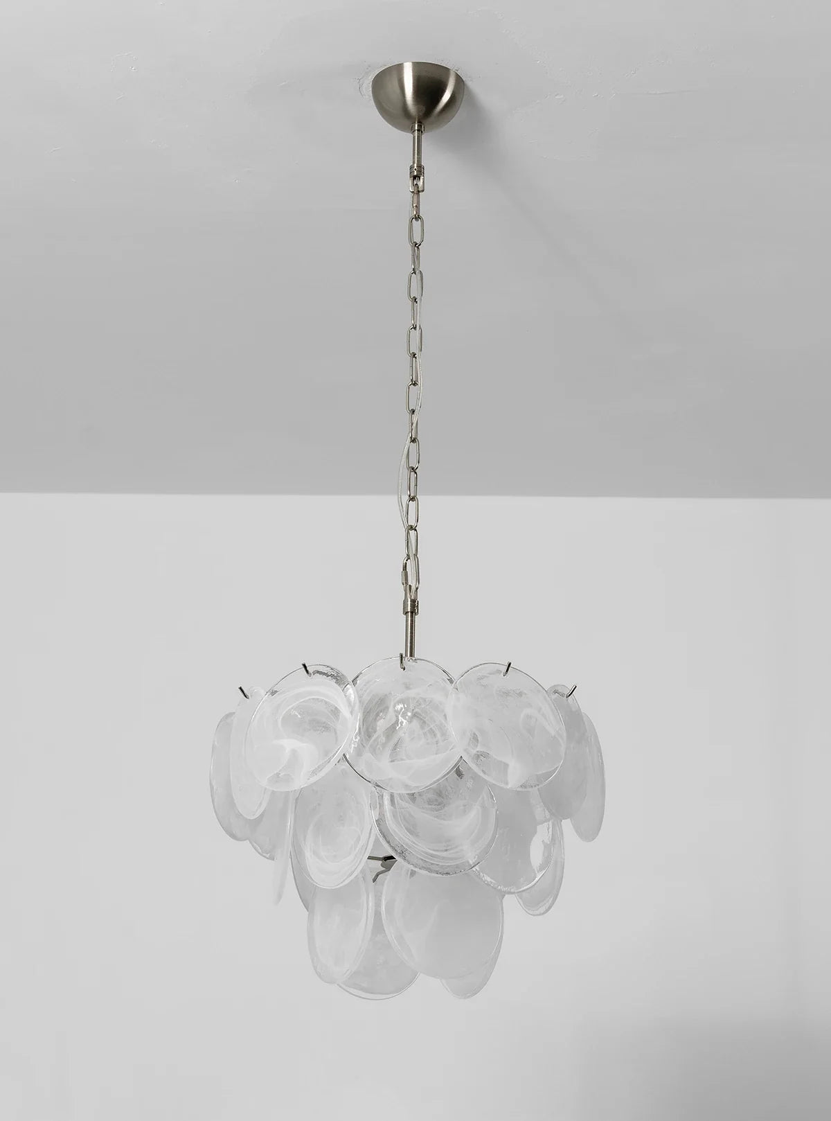 Retro Glass Disc Chandelier