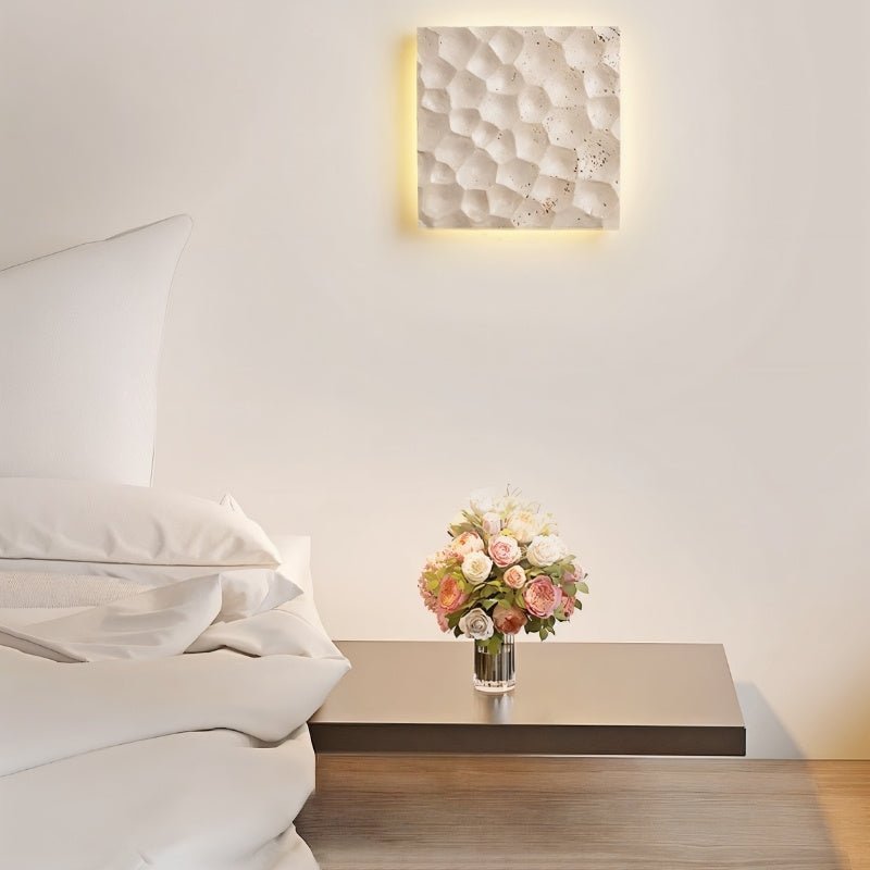 Vitaie Travertine Wall Lamp - Nuvé
