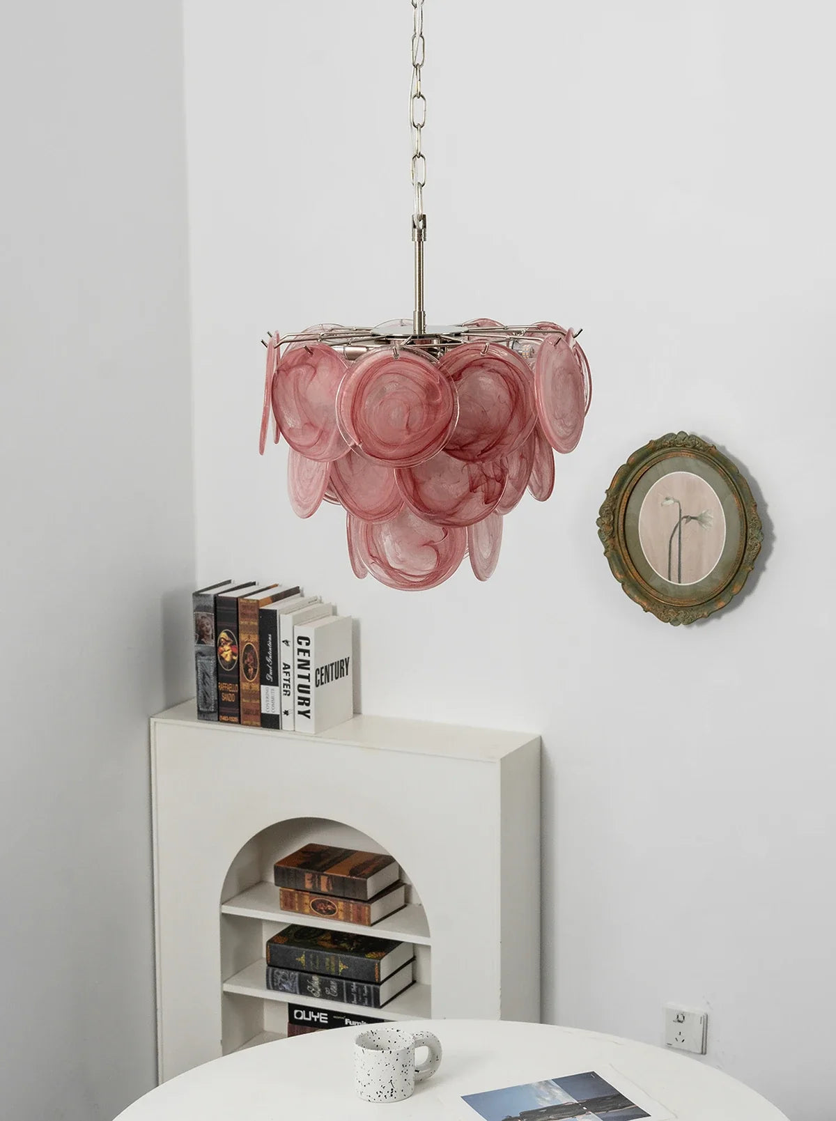 Retro Glass Disc Chandelier
