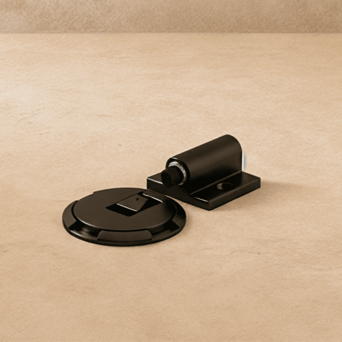 Residence Supply Walik door stop mounted on a wall, designed to prevent door handle damage in home and garden settings