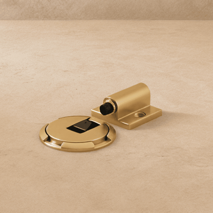 Residence Supply Walik door stop securing a door, made of durable hardware to prevent door movement in home and garden settings.