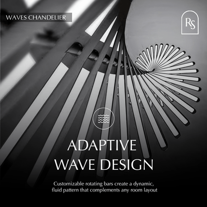 Waves Chandelier - Nuvé