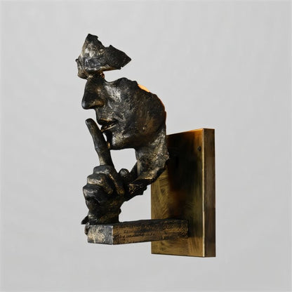 Whispering Face Wall Lamp - Nuvé