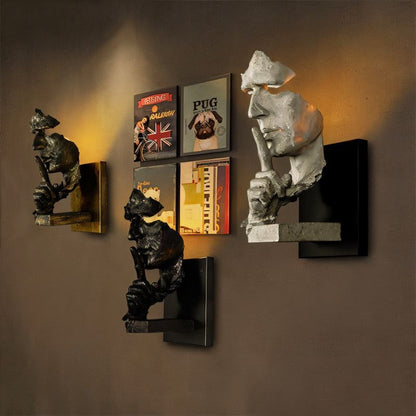 Whispering Face Wall Lamp - Nuvé