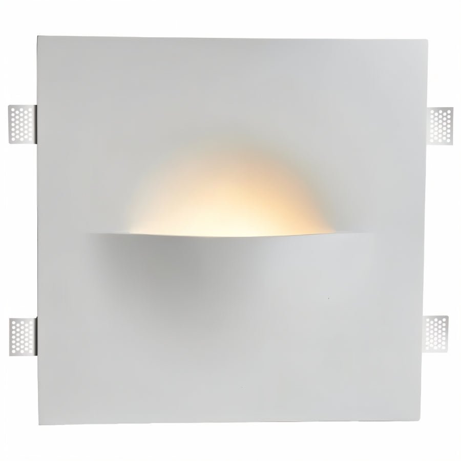 Wiane Trimless Wall Light by Residence Supply, illuminated, showcasing sleek modern design and seamless wall integration.