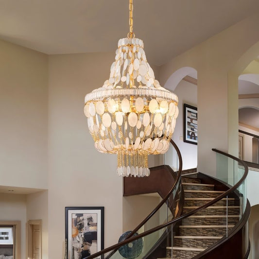 Elegant Xandor chandelier by Residence Supply featuring multiple glass globes and a sleek metallic frame.