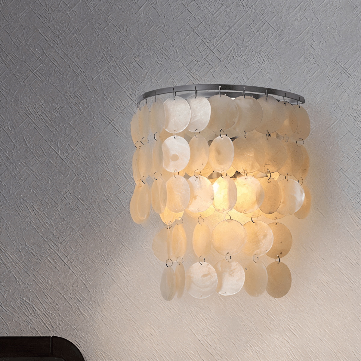 Modern Xandor Wall Lamp by Residence Supply featuring a sleek metal finish and adjustable arm on a neutral wall background.