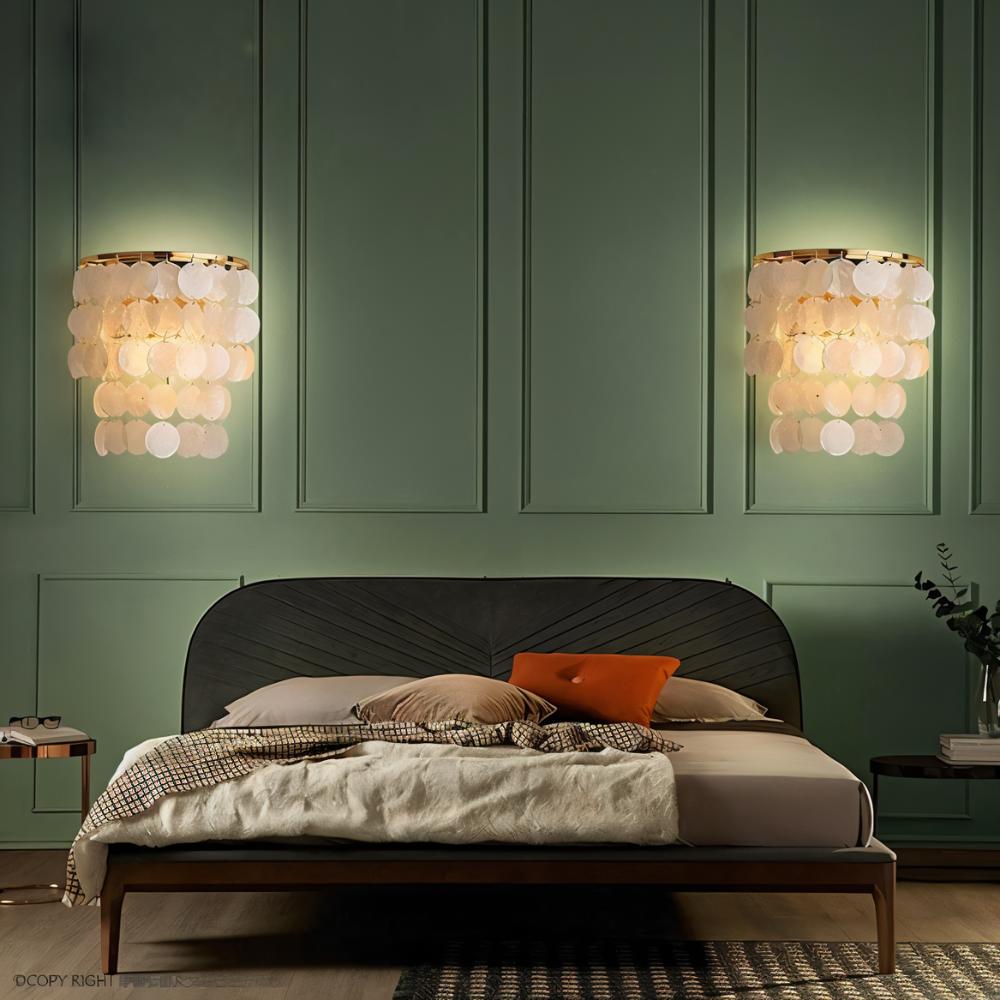 Modern Xandor Wall Lamp by Residence Supply featuring sleek design and warm lighting for contemporary home decor.