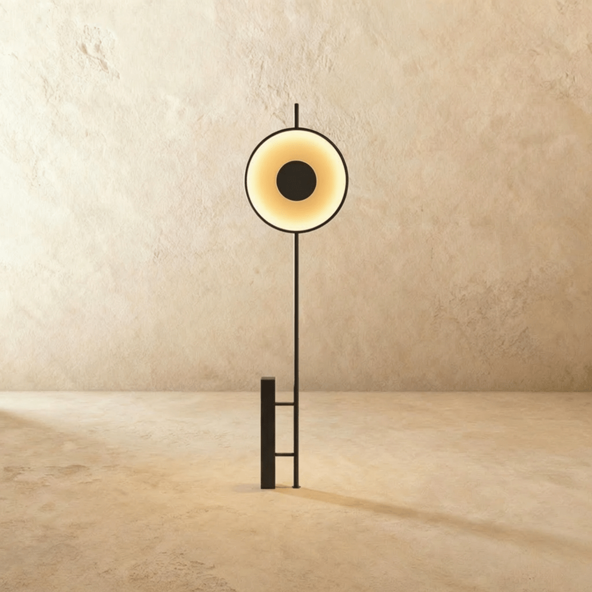 Modern Xyloft Floor Lamp by Residence Supply with a sleek metal base and fabric shade, ideal for living room or reading nook lighting.