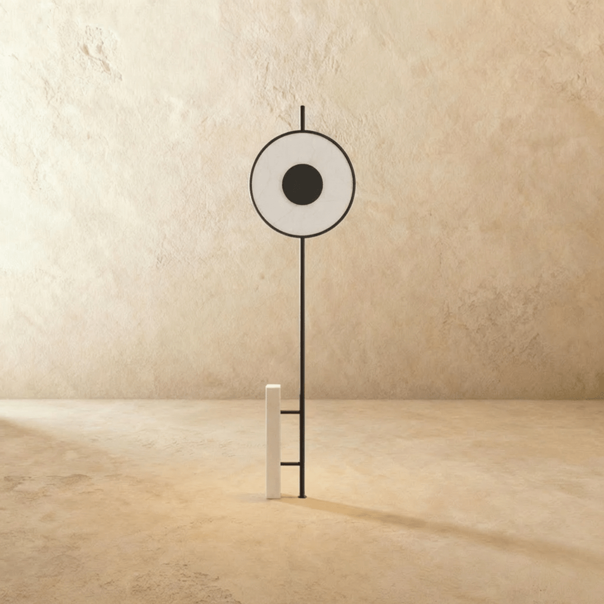 Residence Supply Xyloft Floor Lamp with a sleek wooden design and modern standing lamp base for ambient lighting.
