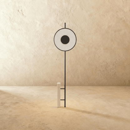 Residence Supply Xyloft Floor Lamp with a sleek wooden design and modern standing lamp base for ambient lighting.