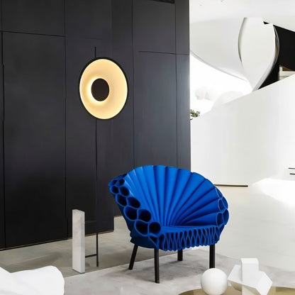 Xyloft Floor Lamp by Residence Supply with a sleek, modern design, featuring a tall stand and a stylish lampshade.