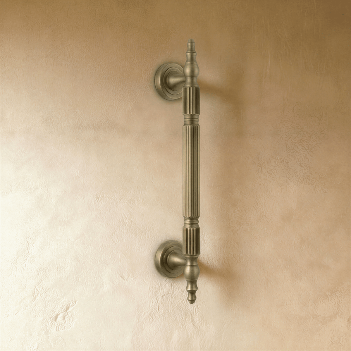 Yasha knob and pull bar from Residence Supply, cabinet hardware set with sleek metal finish, suitable for kitchen or furniture cabinets