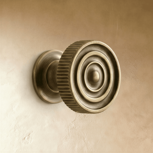 Yasha Knob and Pull Bar from Residence Supply, modern cabinet hardware with sleek metal finish, ideal for kitchen or bathroom cabinets.