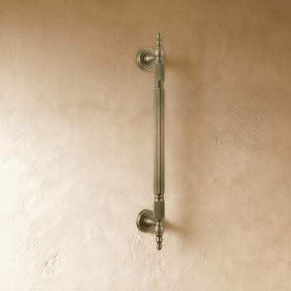 Yasha Knob and Pull Bar by Residence Supply, modern cabinet hardware with sleek metal finish for kitchen or furniture drawers.