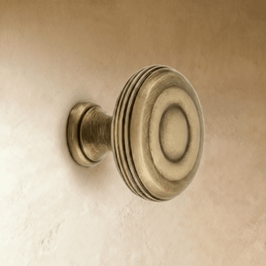 Yekew knob and pull bar set from Residence Supply for cabinet hardware, featuring sleek metal handles for home and garden furniture.
