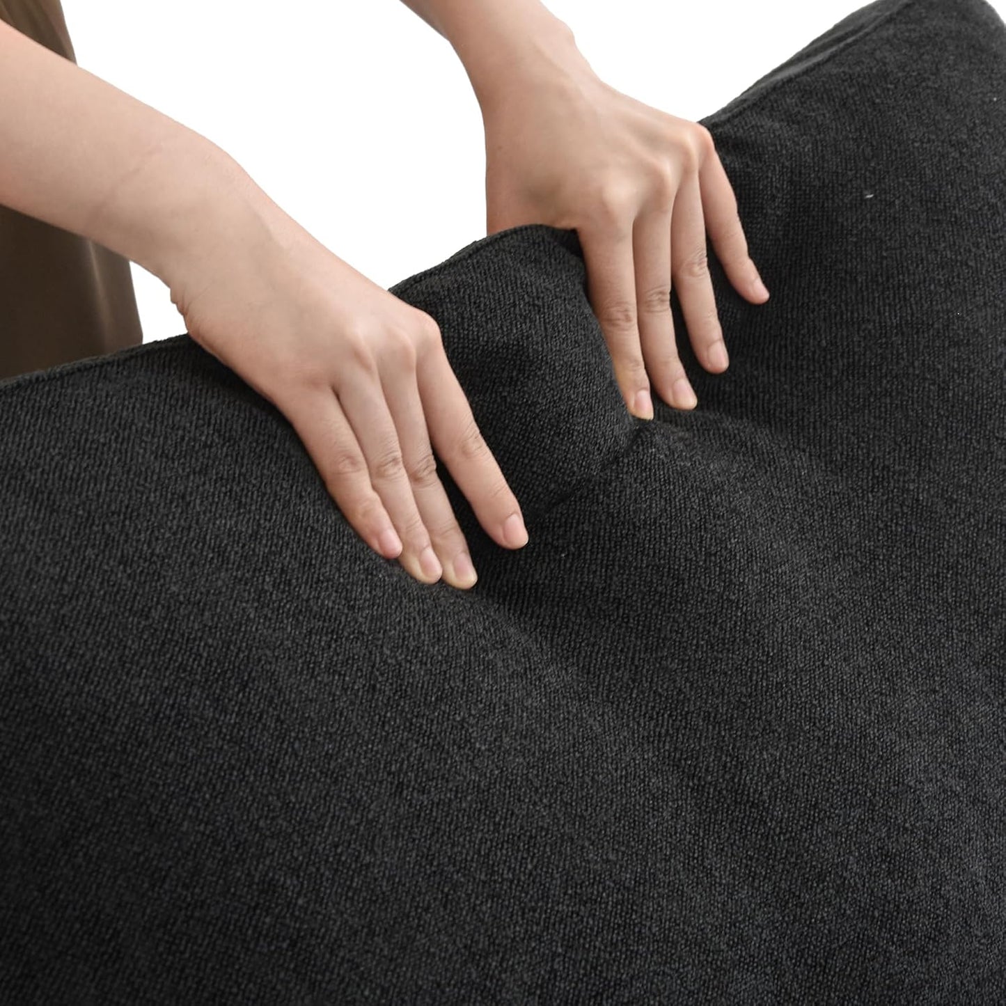Nuvé® Solace Modular Bouclé Cloud Sofa - Obsidian Black - 4-Seater Sofa - Nuvé