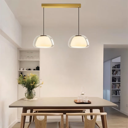 Residence Supply Zabda Pendant Light hanging fixture with a sleek, modern design and a black finish.
