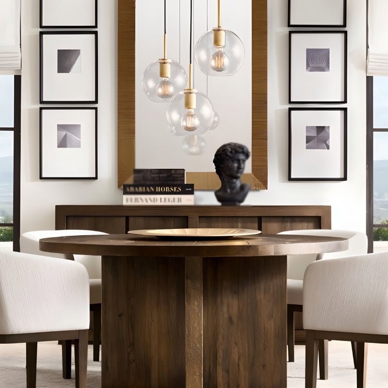 Zafiris Pendant Light by Residence Supply featuring a sleek, modern design with a metallic finish hanging from a ceiling mount