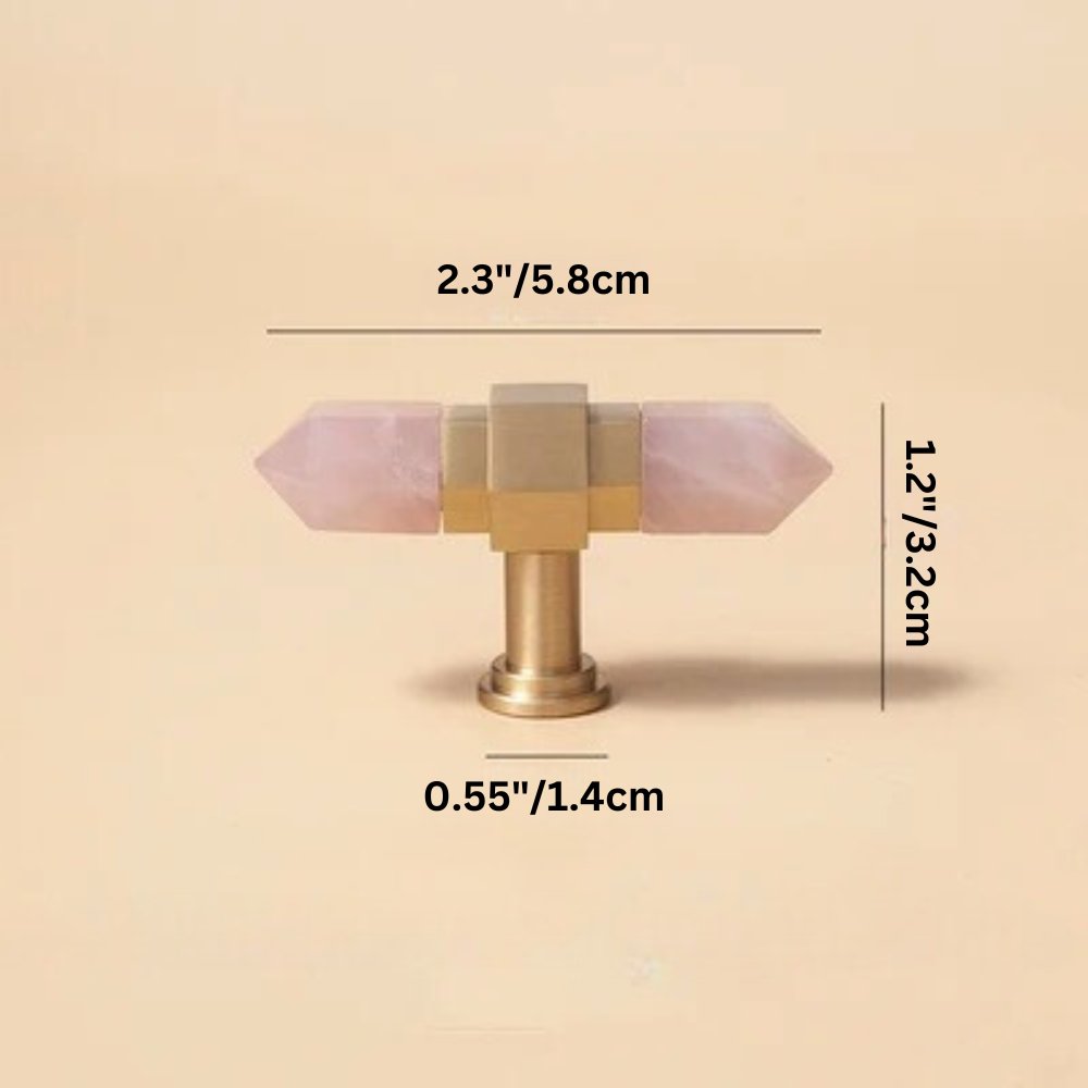 Zakitu Crystal Knob & Pull Bar - Nuvé