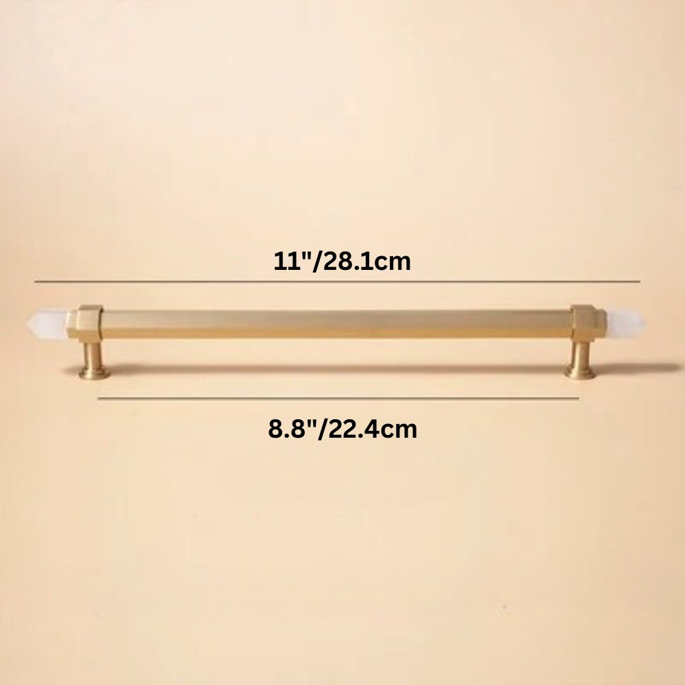 Zakitu Crystal Knob & Pull Bar - Nuvé