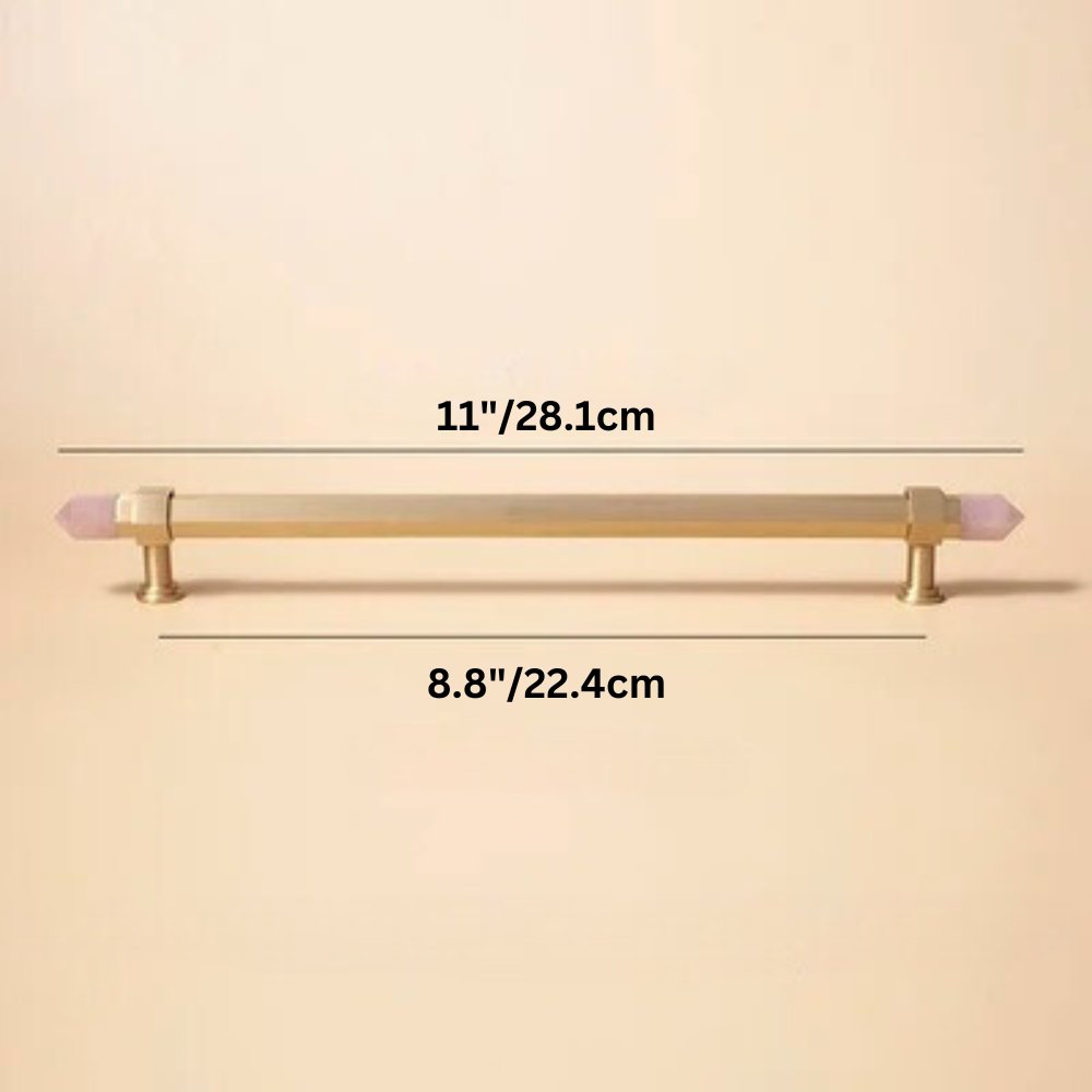 Zakitu Crystal Knob & Pull Bar - Nuvé